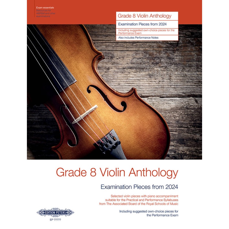 Grade 8 Violin Anthology from 2024