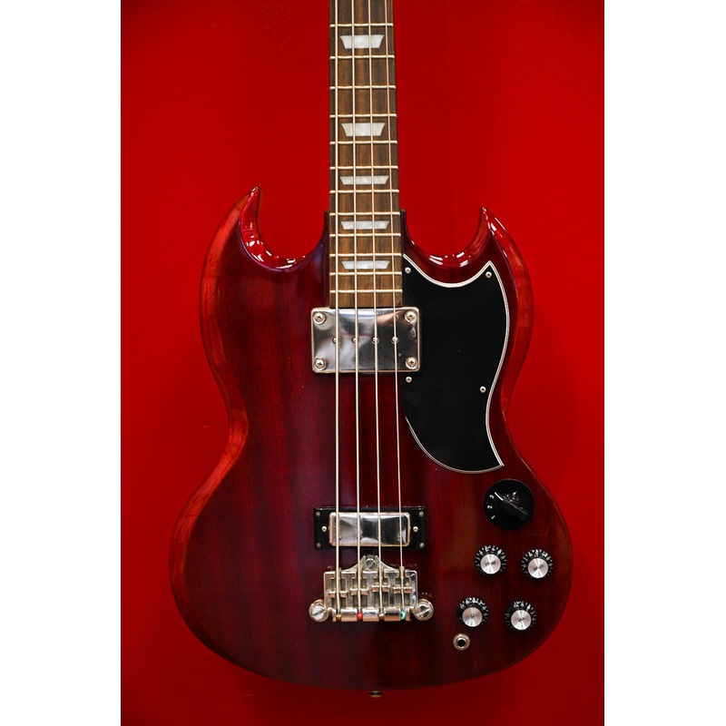 PRE-OWNED - Epiphone - EB3 - Cherry Red