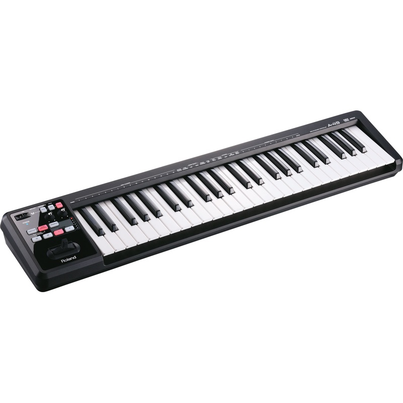 Roland A49 Midi Keyboard Controller (Black)