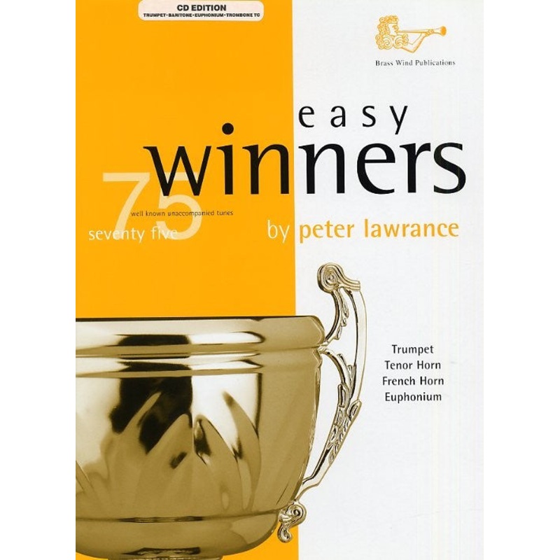 Easy winners For Treble Clef Brass Instruments with CD