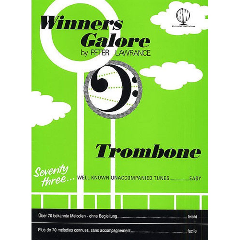 Winners Galore For Trombone (Bass Clef)