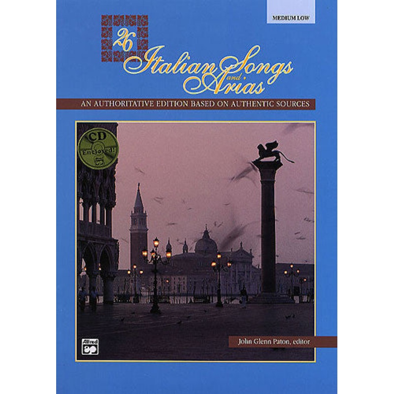 26 Italian Songs and Arias Medium Low Voice