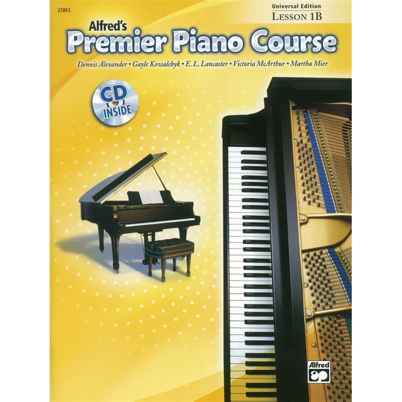 Alfred's Premier Piano Course Lesson 1B