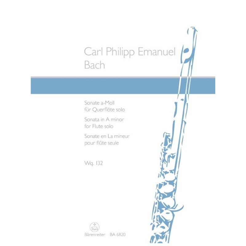 C.P.E. Bach Sonata For Flute In A Minor Wq 132