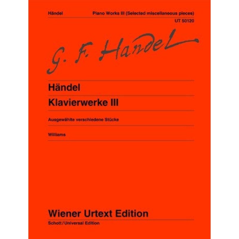 Handel Complete Piano Works Volume 3