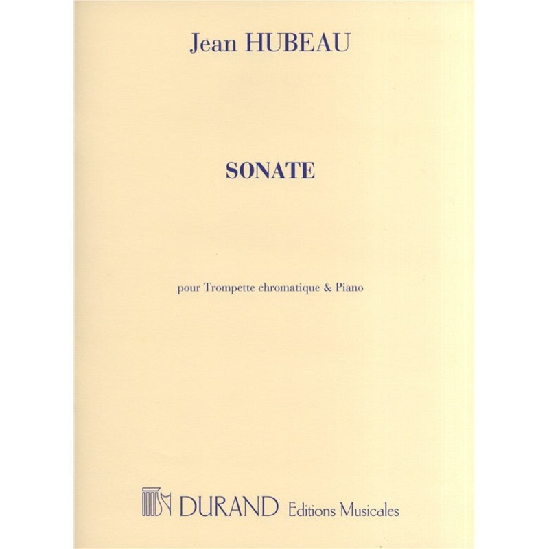 Hubeau Sonate Trumpet and Piano