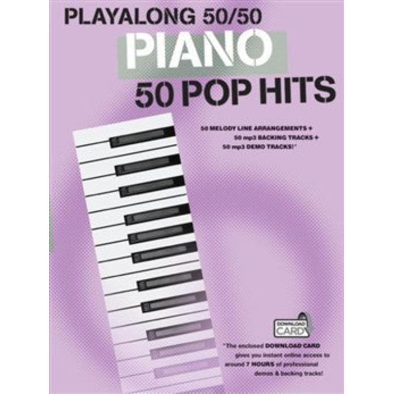 Playalong 50/50 Piano Pop Hits