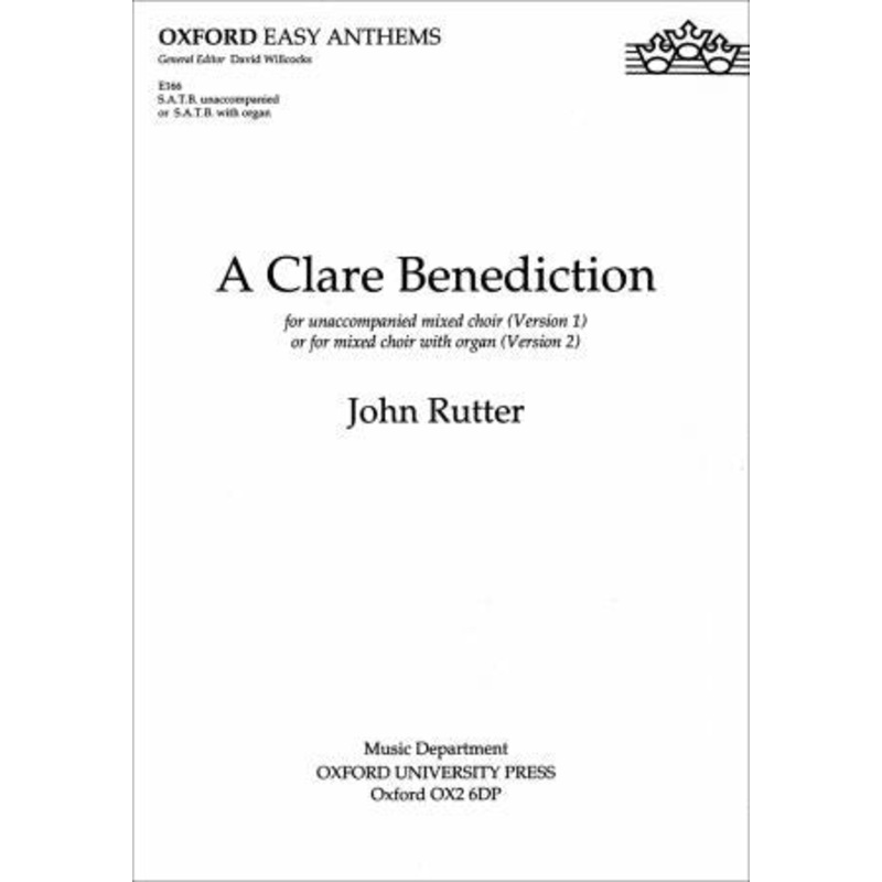 Rutter A Clare Benediction