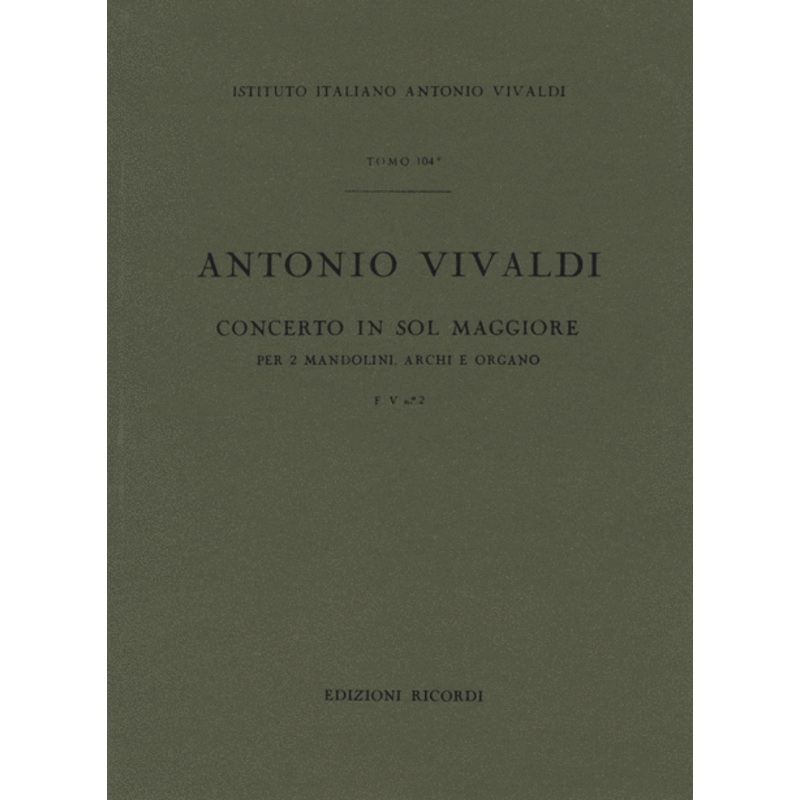 Vivaldi Concerto in G major for 2 mandolins RV532
