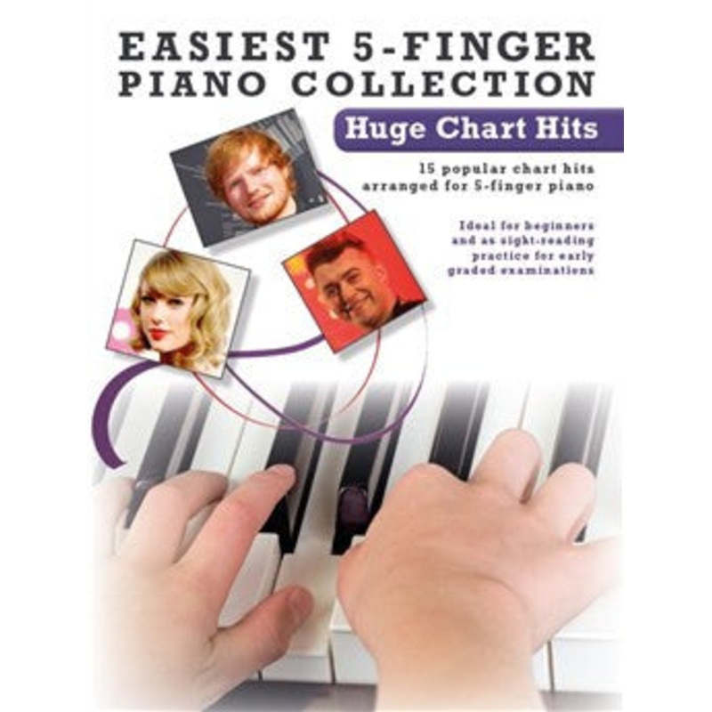 Easiest 5 Finger Piano Huge Chart Hits