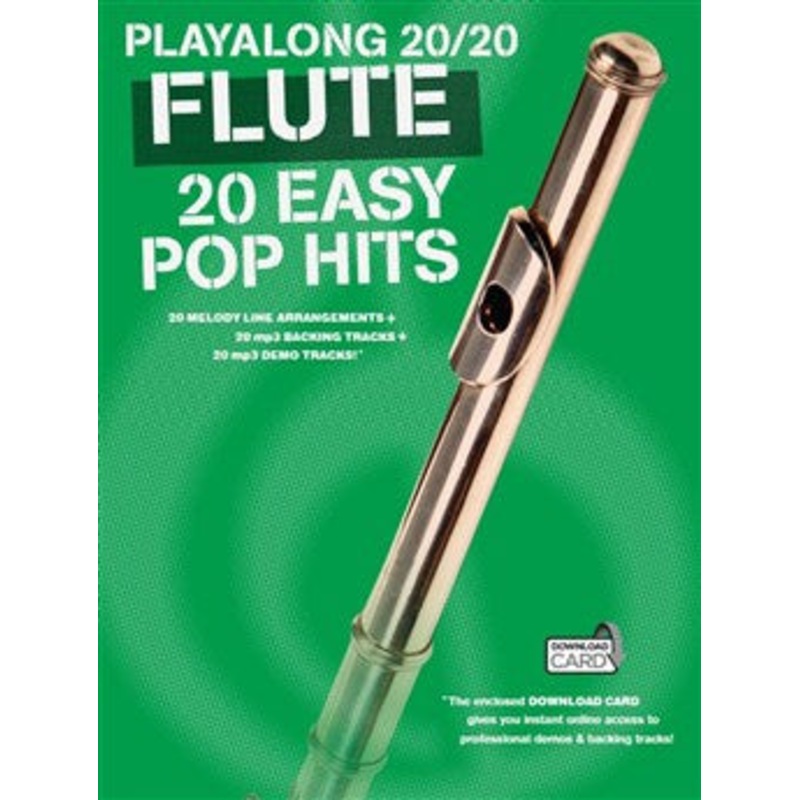 Playalong 20/20 Flute Easy Pop Hits