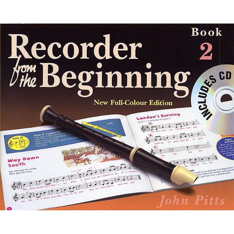 Recorder From The Beginning (John Pitts) Pupil's Book 2 & CD