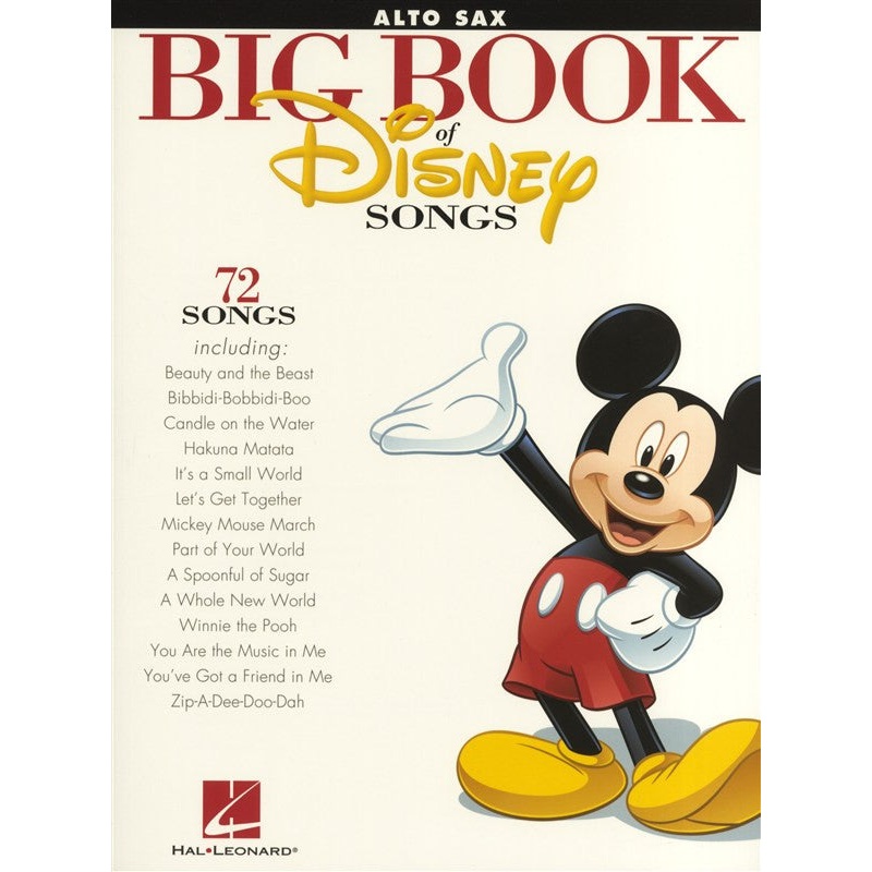 The Big Book Of Disney Songs Alto Saxophone