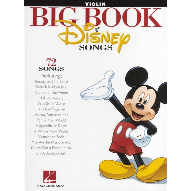 The Big Book Of Disney Songs Violin