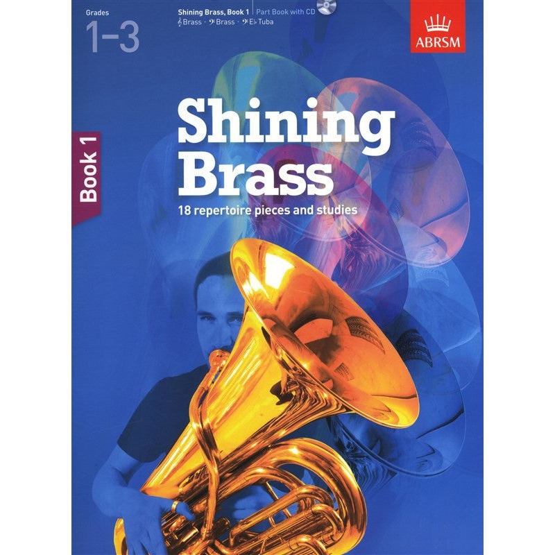 ABRSM Shining Brass Book 1 Part Book/CD Grades 1-3