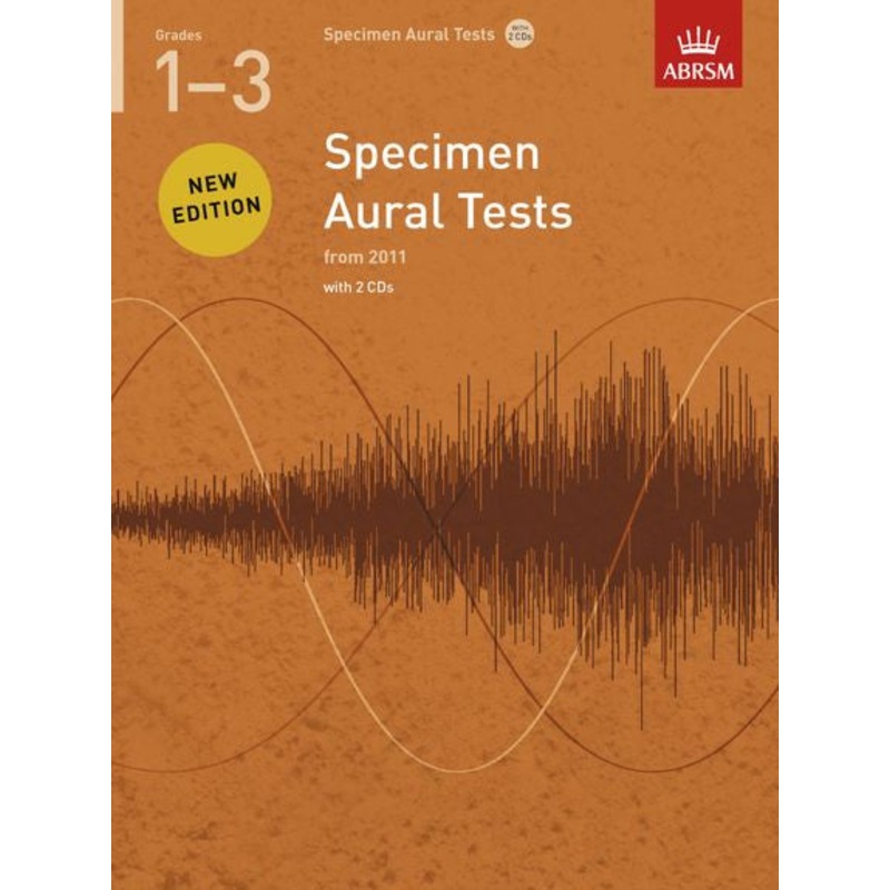 ABRSM Specimen Aural Tests Grades 1-3 with 2 CDs