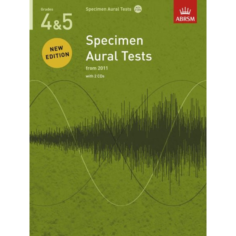 ABRSM Specimen Aural Tests Grades 4-5 with 2 CDs