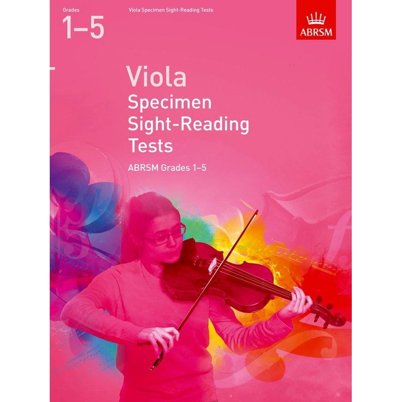 ABRSM Viola Specimen Sight-Reading Tests Grades 1-5 From 2012