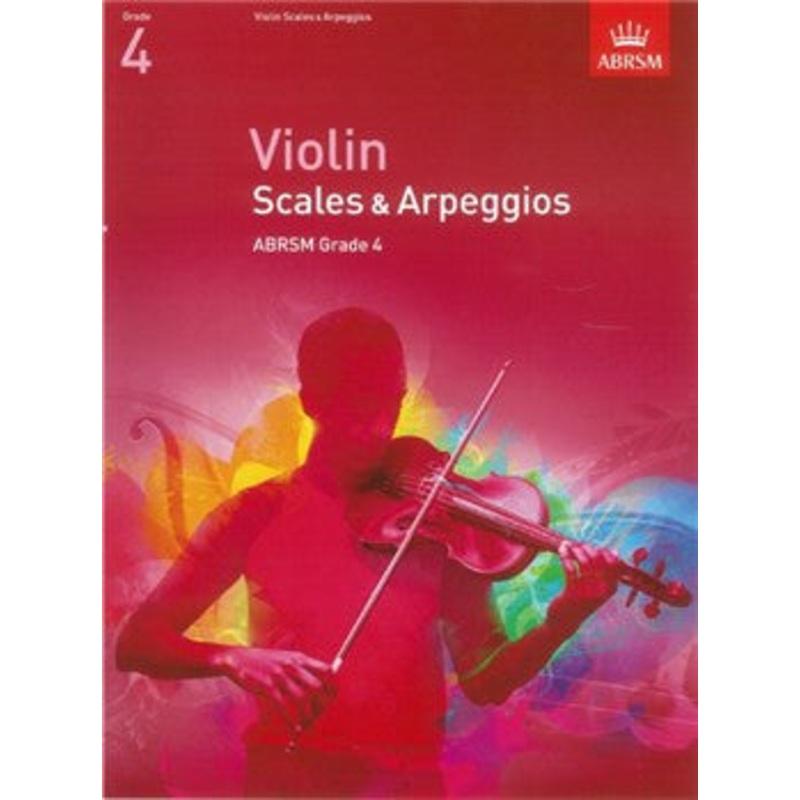 ABRSM Violin Scales And Arpeggios Grade 4 From 2012