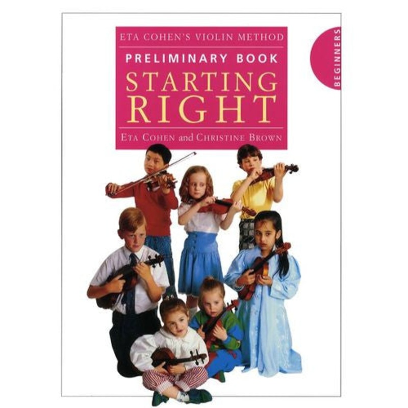 Eta Cohen Violin Method Preliminary Book Starting Right