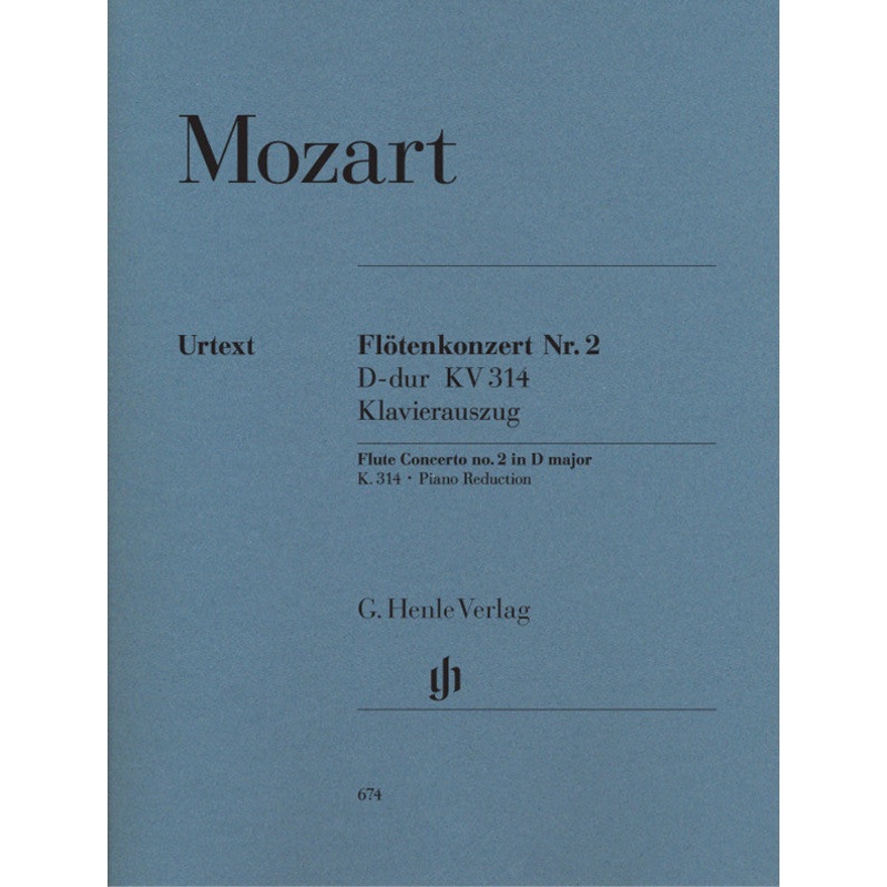 Mozart Flute Concerto no. 2 D major K. 314