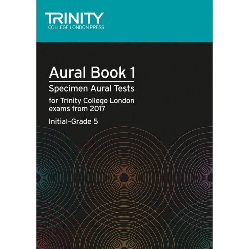 Trinity College London Aural Tests Book 1 From 2017 InitialGrade 5 Book & 2 CD's