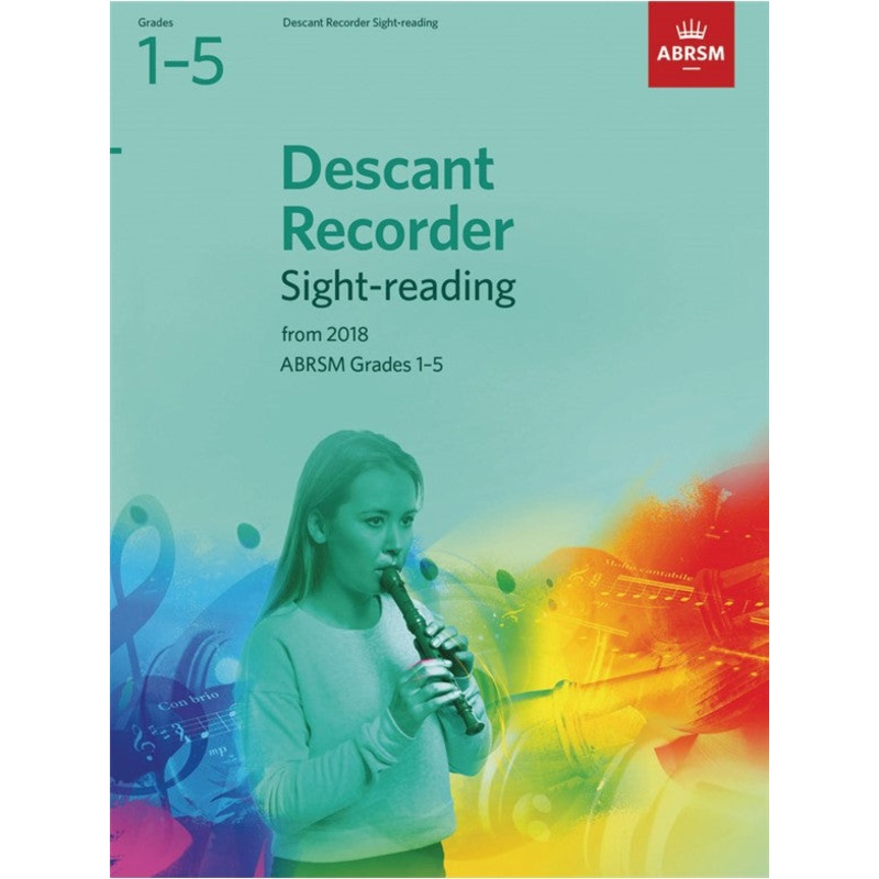 ABRSM Descant Recorder Sight-Reading Tests Grades 15 from 2018