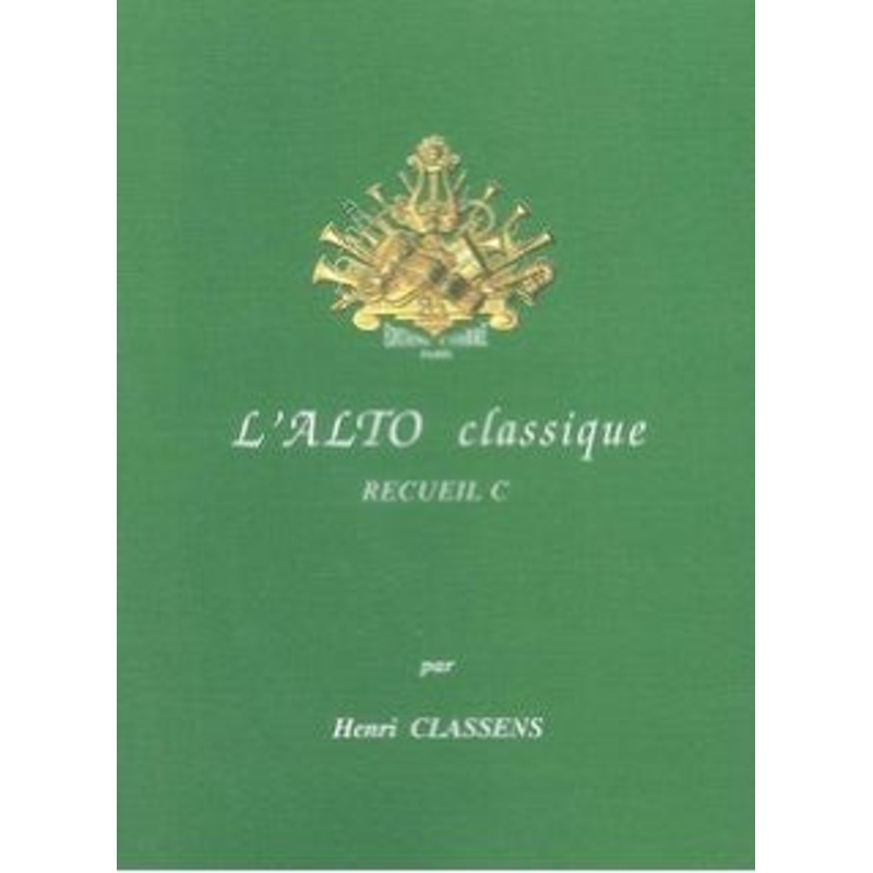 L'Alto Classique Volume C Viola