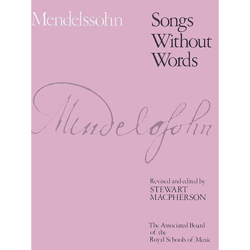 Mendelssohn Songs Without Words Book 1