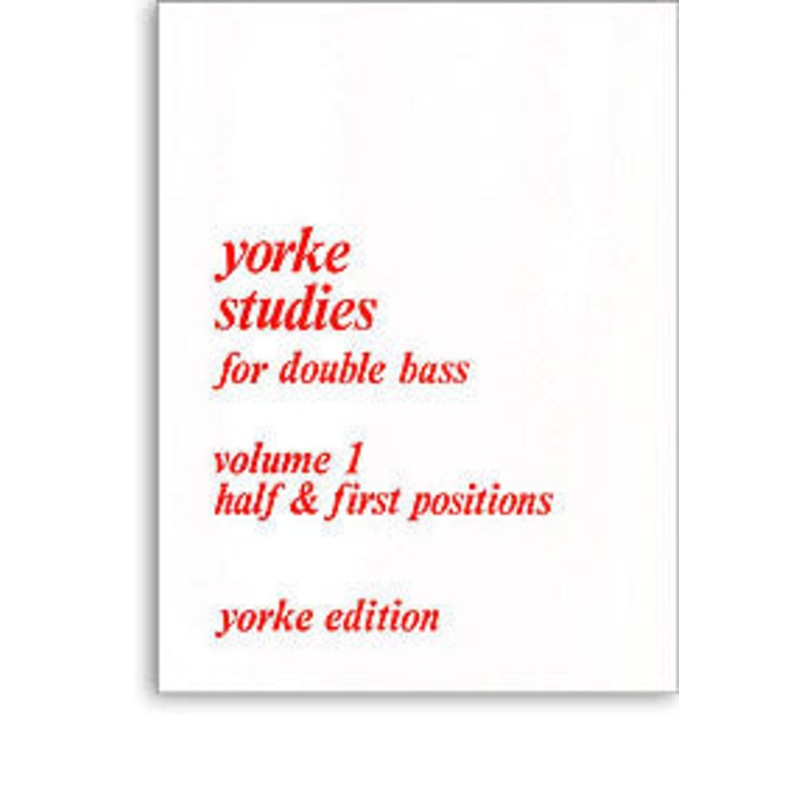 Yorke Studies For Double Bass: Volume 1