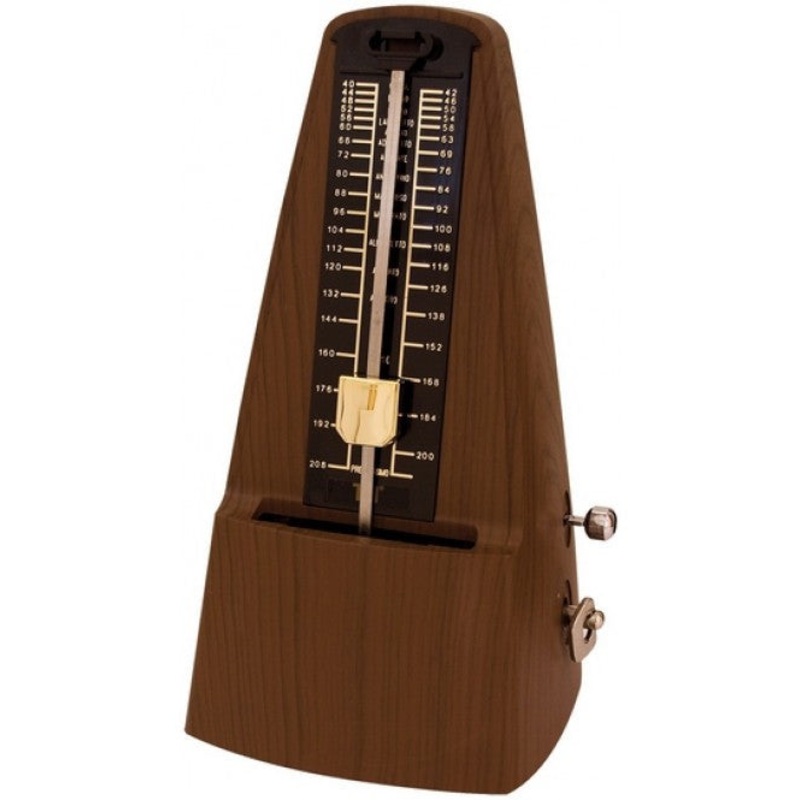 Monford Traditional Metronome Wood Effect With Bell