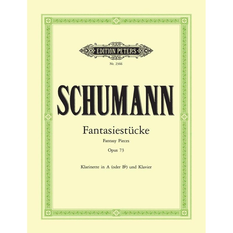 Schumann Fantasy Pieces Op.73 Clarinet