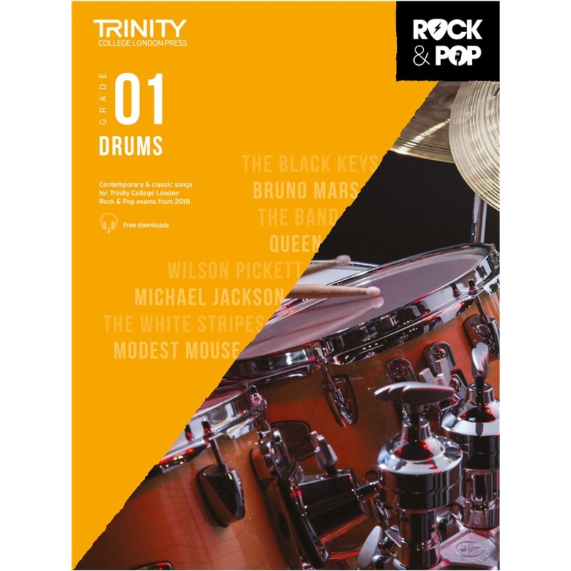 TRINITY ROCK & POP 2018 DRUMS GRADE 1
