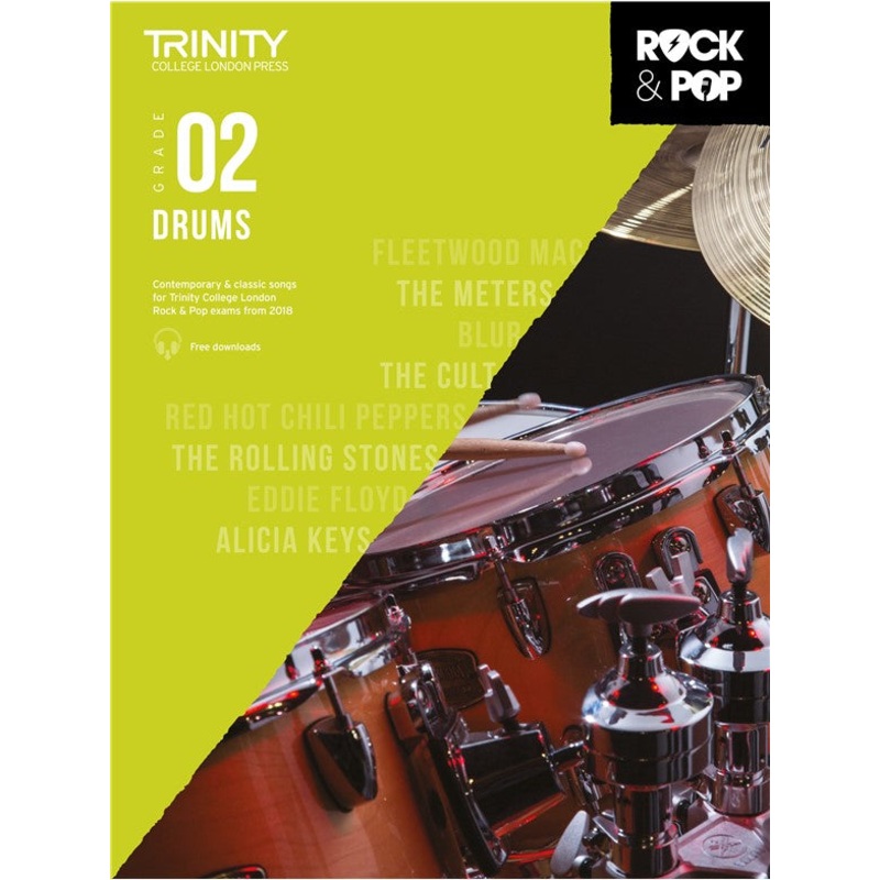 TRINITY ROCK & POP 2018 DRUMS GRADE 2