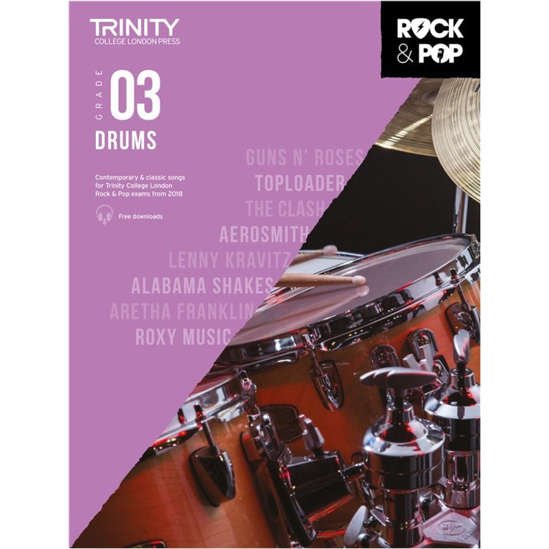 TRINITY ROCK & POP 2018 DRUMS GRADE 3