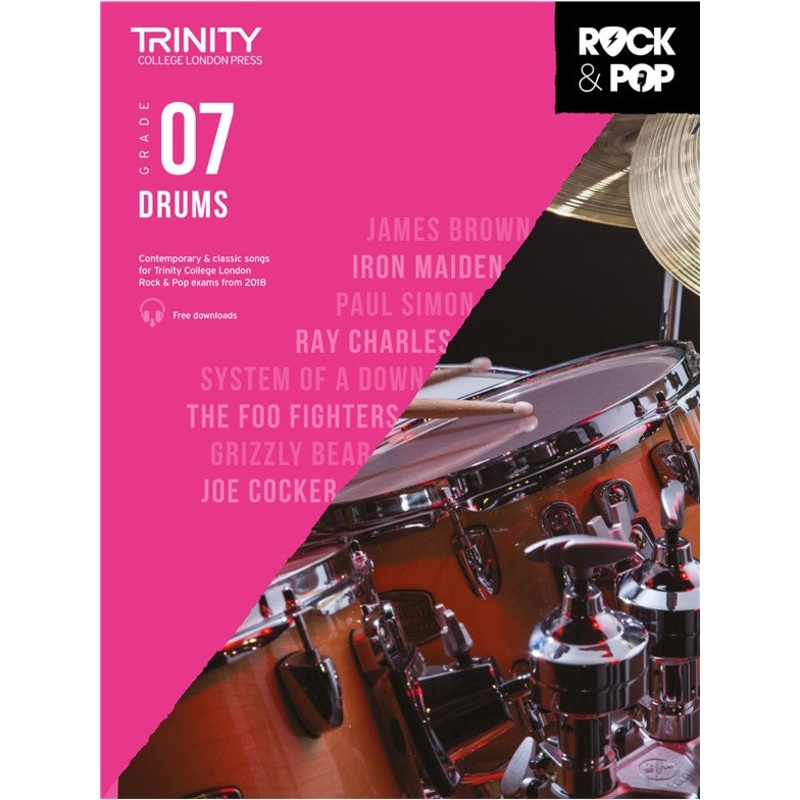 TRINITY ROCK & POP 2018 DRUMS GRADE 7