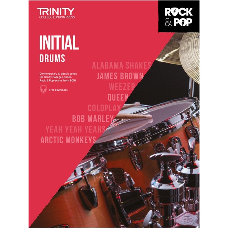 TRINITY ROCK & POP 2018 DRUMS GRADE INITIAL
