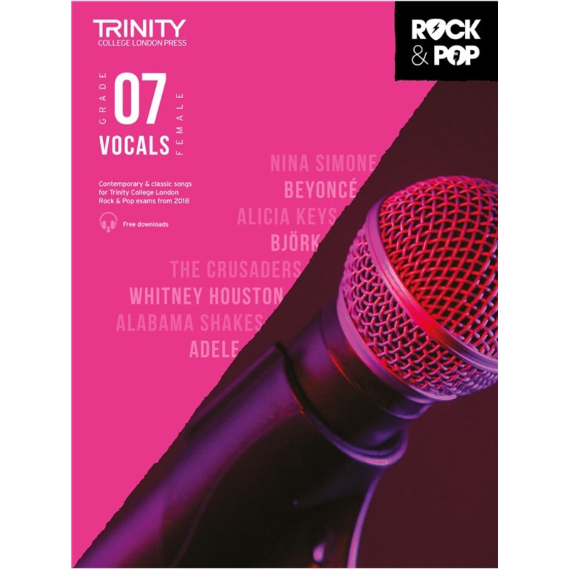 TRINITY ROCK & POP 2018 FEMALE VOCALS GRADE 7