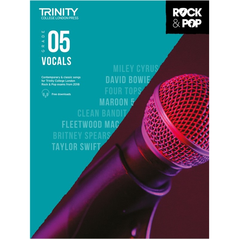 TRINITY ROCK & POP 2018 VOCALS GRADE 5