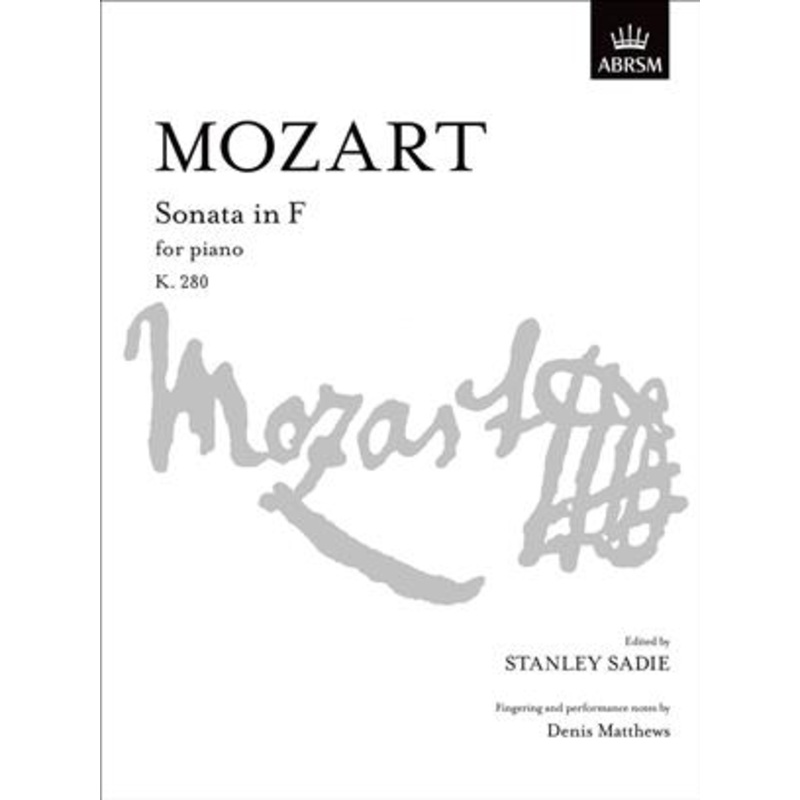 Mozart Sonata in F K533 Editied by Stanley Sadie
