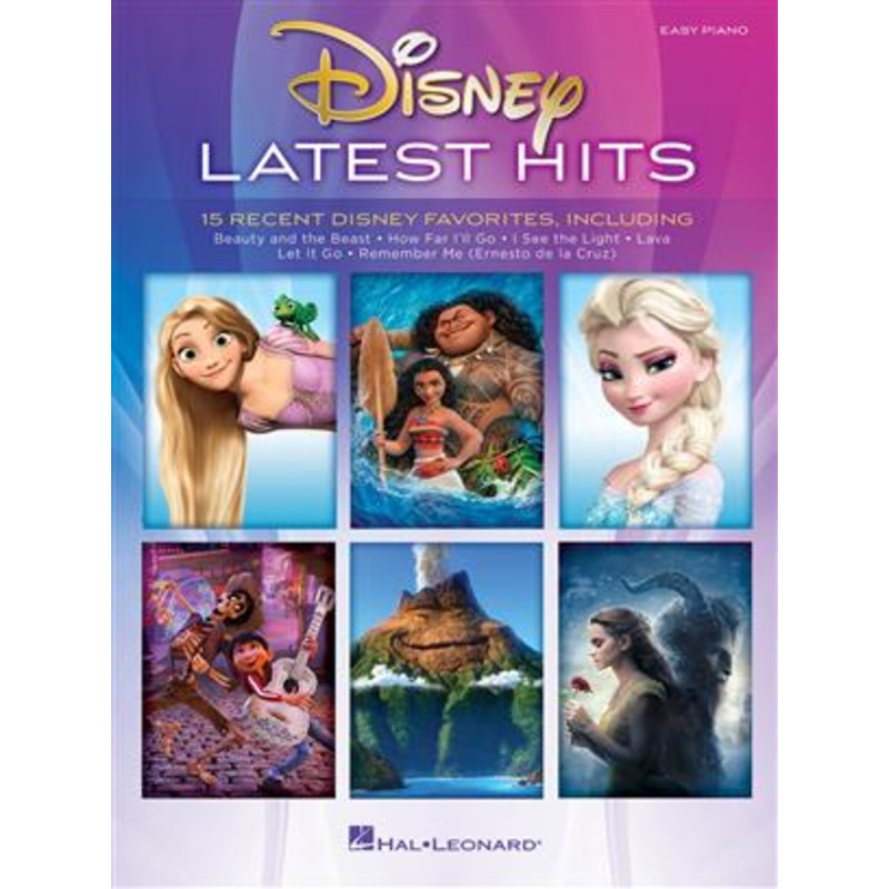 Disney Latest Hits Easy Piano