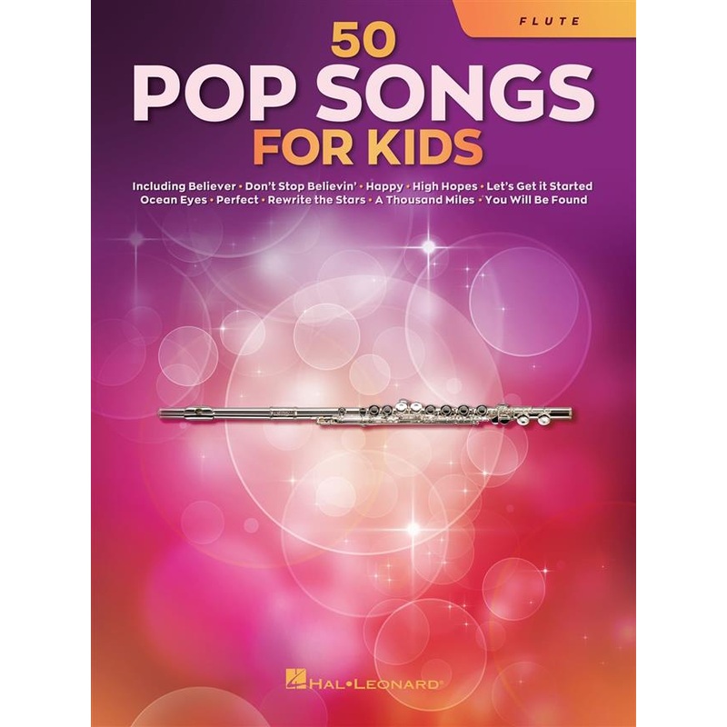 50 POP SONGS FOR KIDS FLUTE SOLO