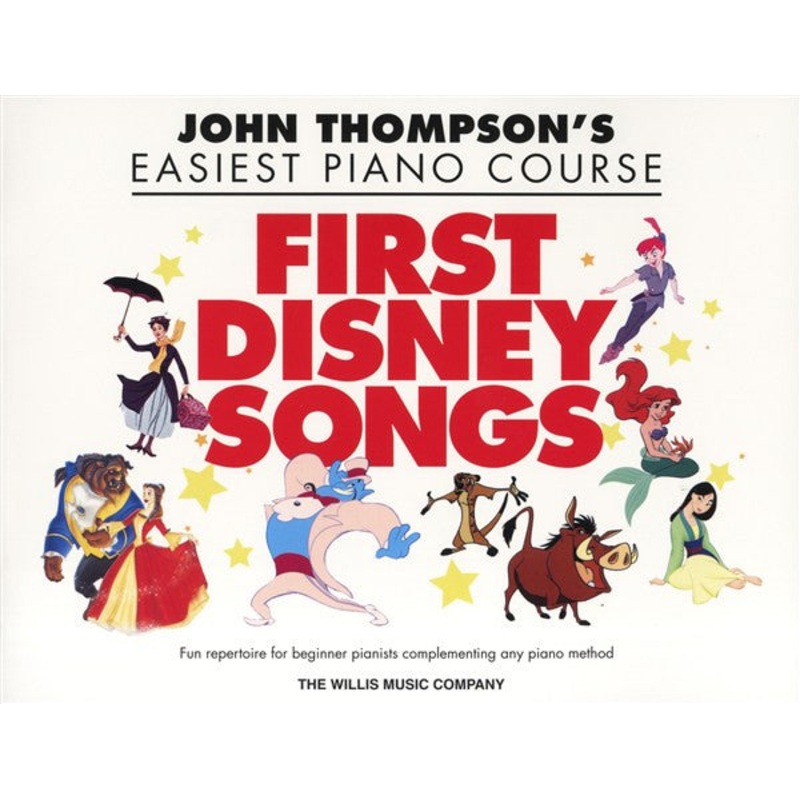 John Thompson's Easiest Piano Course First Disney Songs