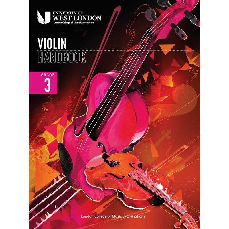 LONDON COLLEGE MUSIC LCM VIOLIN HANDBOOK 2021 GRADE 3