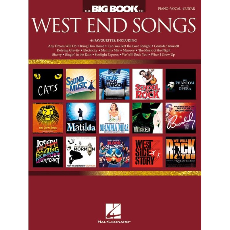 THE BIG BOOK OF WEST END SONGS PVG