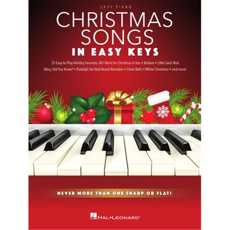 CHRISTMAS SONGS IN EASY KEYS PIANO