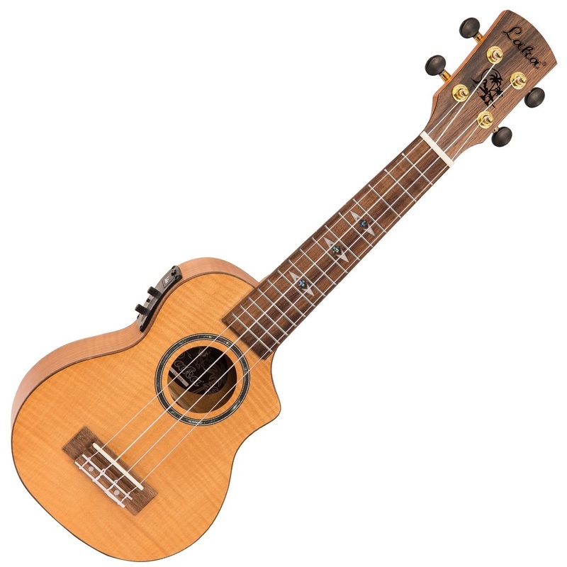 Laka Maple Series Electro Acoustic Soprano Ukulele
