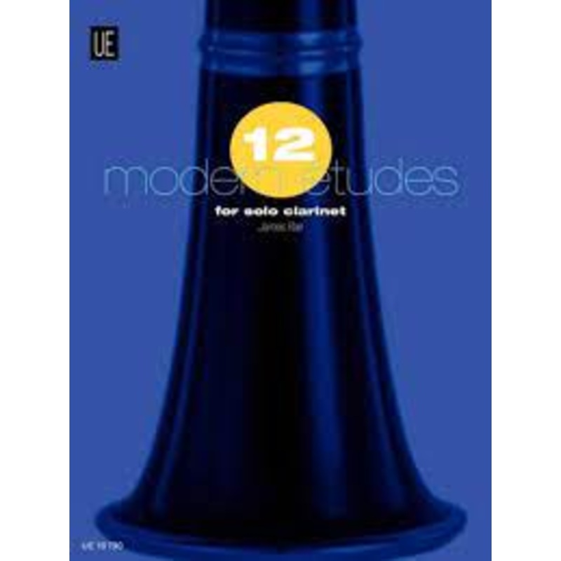 Rae 12 Modern Etudes for Solo Clarinet