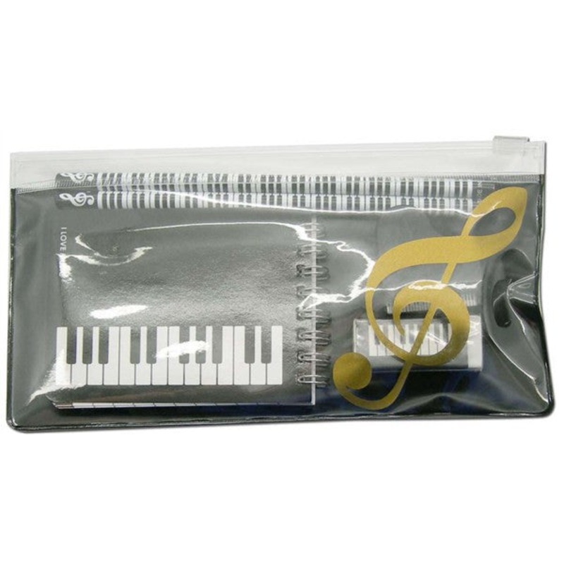 Small Stationery Kit With Treble Clef Design