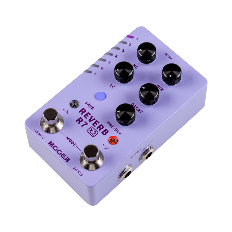 Mooer R7 X2 Reverb Pedal
